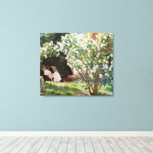 Peder Severin Kroyer - Rozen Canvas Afdruk (Insitu (Houten vloer))