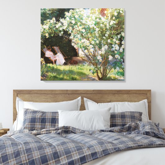 Peder Severin Kroyer - Rozen Canvas Afdruk (Insitu (Slaapkamer))