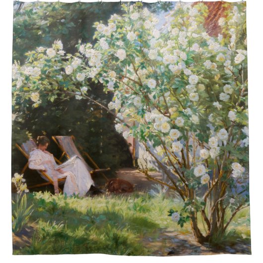 Peder Severin Kroyer - Rozen Douchegordijn (Voorkant)