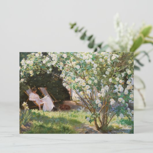 Peder Severin Kroyer - Rozen Kaart (Staand voorkant)