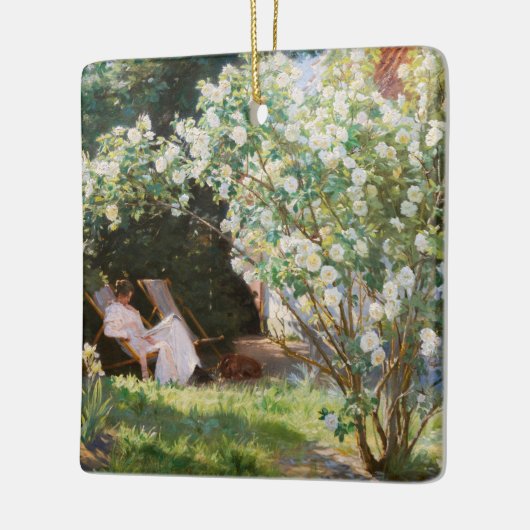 Peder Severin Kroyer - Rozen Keramisch Ornament (Links)