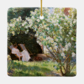 Peder Severin Kroyer - Rozen Keramisch Ornament (Achterkant)