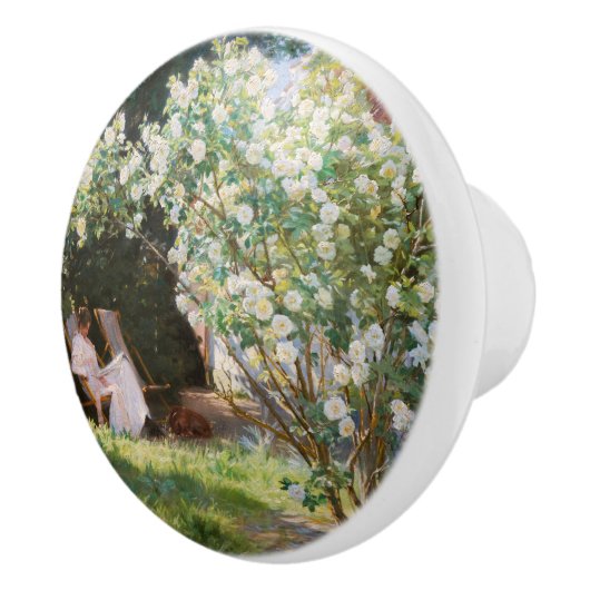 Peder Severin Kroyer - Rozen Keramische Knop (Rechts)