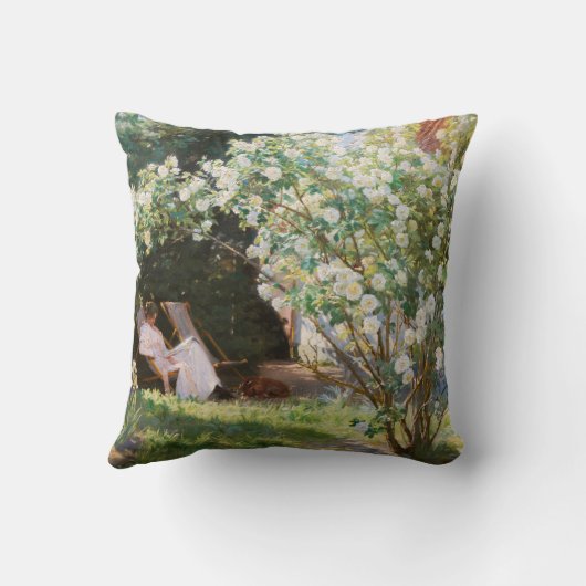 Peder Severin Kroyer - Rozen Kussen (Achterkant)