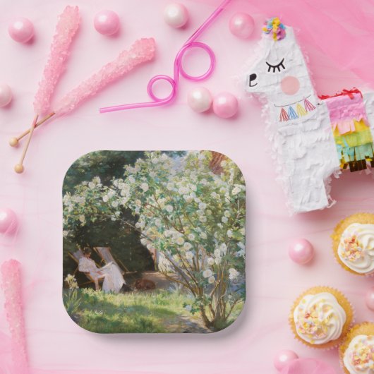 Peder Severin Kroyer - Rozen Papieren Bordje (Feest)