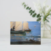 Peder Severin Kroyer - Vissersboten Briefkaart (Staand voorkant)