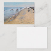 Peder Severin Kroyer - Zomer dag op het strand van Notitiekaartje (Voorkant / Achterkant)