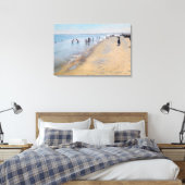Peder Severin Kroyer - zomerdag in Skagen-strand Canvas Afdruk (Insitu (Slaapkamer))
