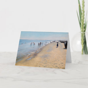 Peder Severin Kroyer - zomerdag in Skagen-strand Kaart