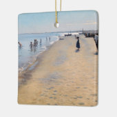 Peder Severin Kroyer - zomerdag in Skagen-strand Keramisch Ornament (Links)
