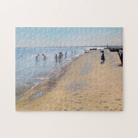 Peder Severin Kroyer - zomerdag in Skagen-strand Legpuzzel (Horizontaal)