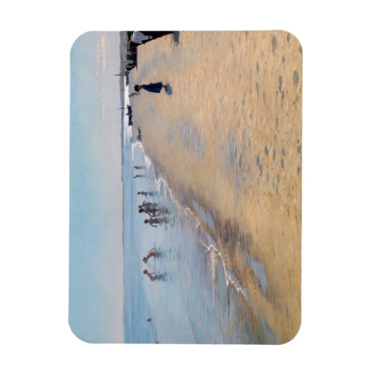 Peder Severin Kroyer - zomerdag in Skagen-strand Magneet (Verticaal)