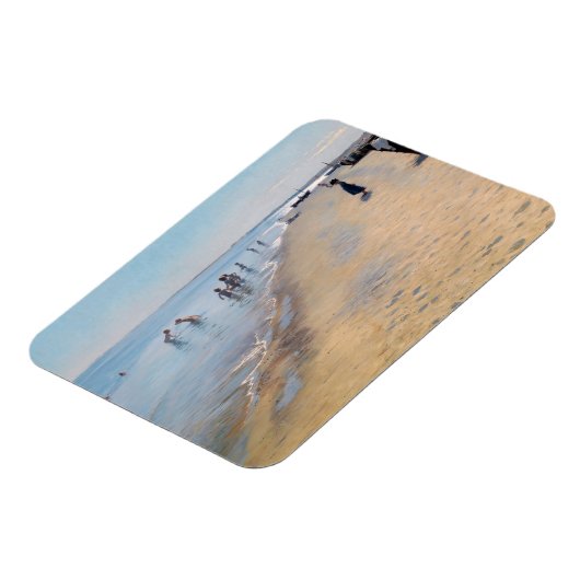 Peder Severin Kroyer - zomerdag in Skagen-strand Magneet (Linkerzijde)