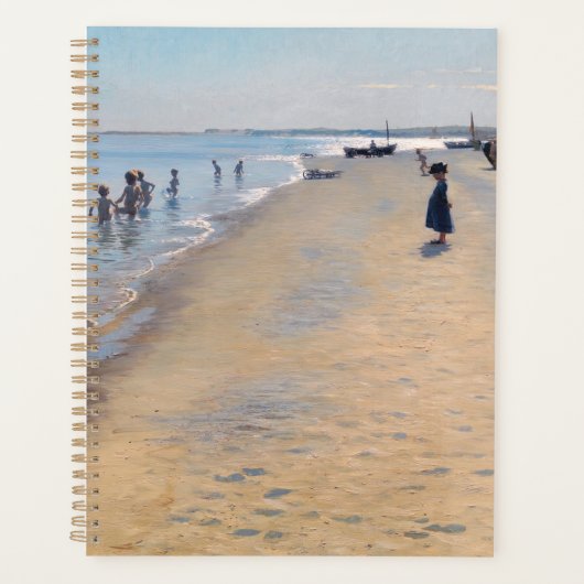 Peder Severin Kroyer - zomerdag in Skagen-strand Planner (Voorkant)