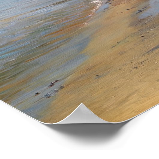 Peder Severin Kroyer - zomerdag in Skagen-strand Poster (Hoek)