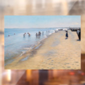 Peder Severin Kroyer - zomerdag in Skagen-strand Raamsticker (Vel 2)