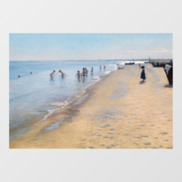 Peder Severin Kroyer - zomerdag in Skagen-strand Raamsticker