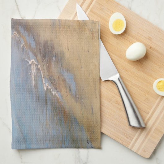 Peder Severin Kroyer - zomerdag in Skagen-strand Theedoek (Quarter Fold)