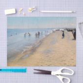 Peder Severin Kroyer - zomerdag in Skagen-strand Tissuepapier (Craft)