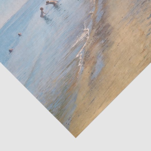 Peder Severin Kroyer - zomerdag in Skagen-strand Tissuepapier (Detail)