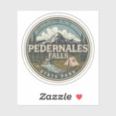 Pedernales Falls State Park Texas, Hill Country Sticker (Vel)