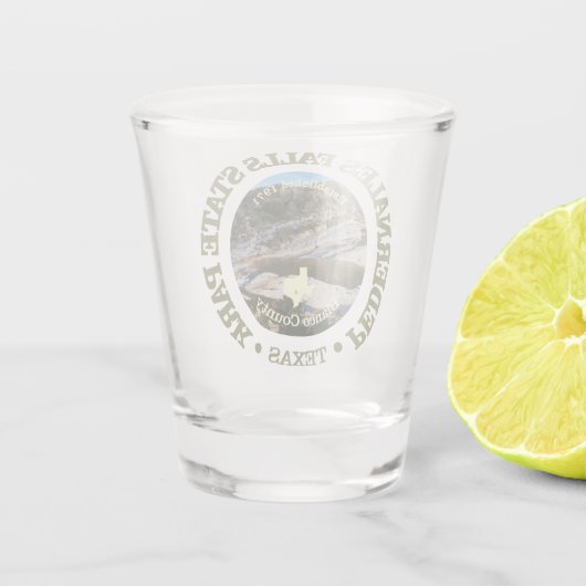 Pedernales Herfsten SP Shot Glas (Achterkant)