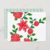 Pedestal Dining. Rustiek. Modern | Caféstijl Briefkaart (Voorkant / Achterkant)