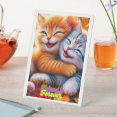 Pedestal Sign, 4 x 6 inch Reclamebord Met Voetstuk (Insitu)