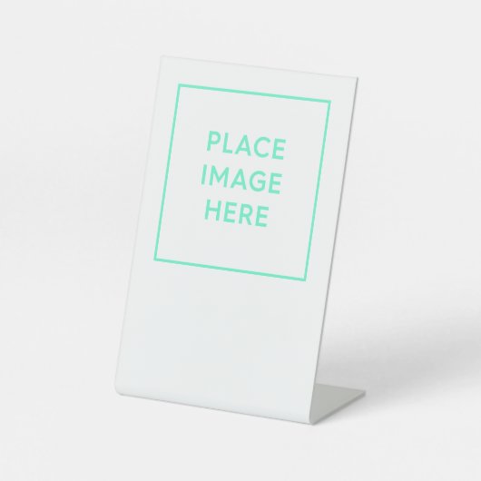 Pedestal Sign, 4 x 6 inch Reclamebord Met Voetstuk (Voorkant)