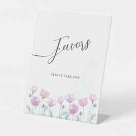 Pedestal Sign for bride shower. Reclamebord Met Voetstuk