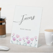 Pedestal Sign for bride shower. Reclamebord Met Voetstuk (Insitu)