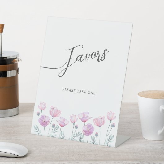 Pedestal Sign for bride shower. Reclamebord Met Voetstuk (Insitu)