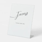 Pedestal Sign for bride shower. Reclamebord Met Voetstuk (Voorkant)