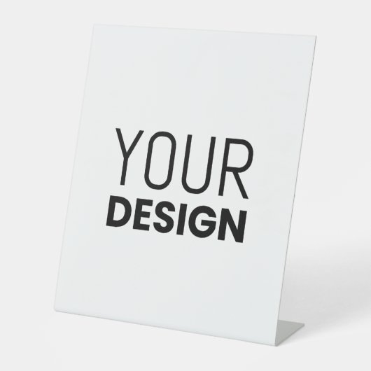 Pedestal Sign [Meerdere formaten] Reclamebord Met Voetstuk (Voorkant)