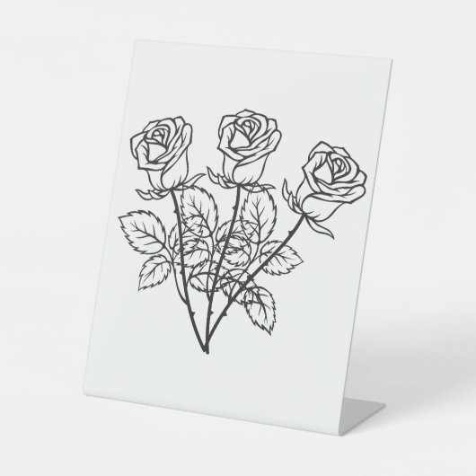 Pedestal Sign Reclamebord Met Voetstuk (Voorkant)