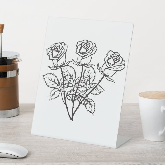 Pedestal Sign Reclamebord Met Voetstuk (Insitu)