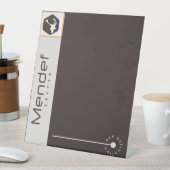 Pedestal Sign Reclamebord Met Voetstuk (Insitu)