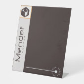 Pedestal Sign Reclamebord Met Voetstuk (Voorkant)