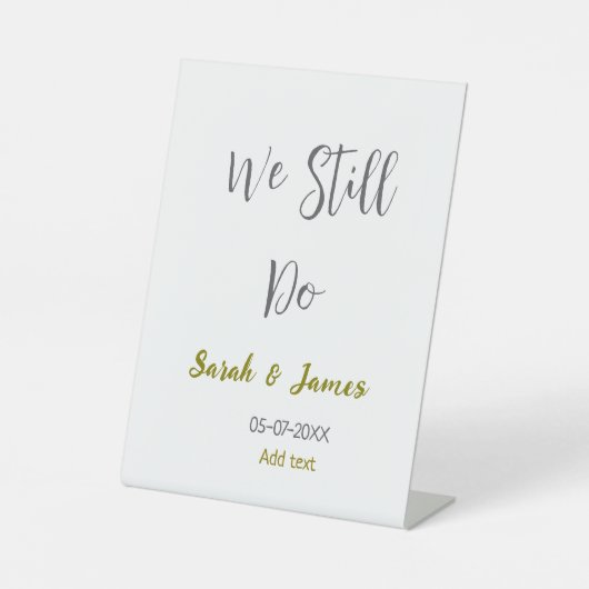 Pedestal Sign Reclamebord Met Voetstuk (Voorkant)