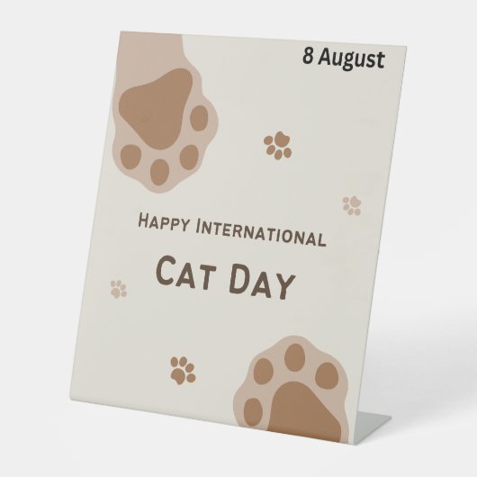 Pedestal Sign Reclamebord Met Voetstuk (Voorkant)