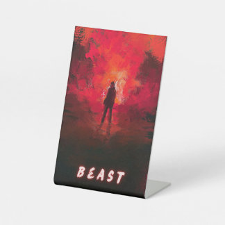 Pedestal Sign Reclamebord Met Voetstuk