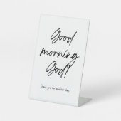 Pedestal Sign Reclamebord Met Voetstuk (Voorkant)