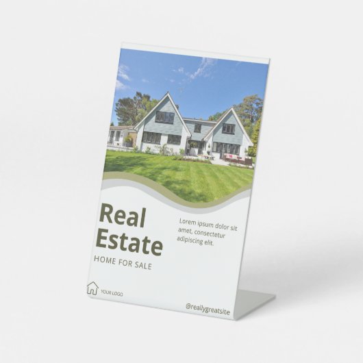 Pedestal Sign Reclamebord Met Voetstuk (Voorkant)