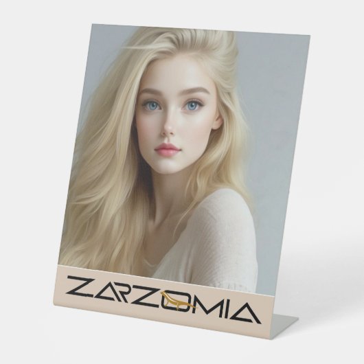 Pedestal Sign Reclamebord Met Voetstuk (Voorkant)