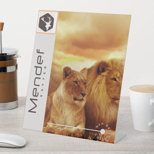 Pedestal Sign Reclamebord Met Voetstuk (Insitu)