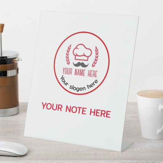 Pedestal Sign Reclamebord Met Voetstuk (Insitu)