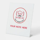 Pedestal Sign Reclamebord Met Voetstuk (Voorkant)