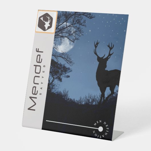 Pedestal Sign Reclamebord Met Voetstuk (Voorkant)