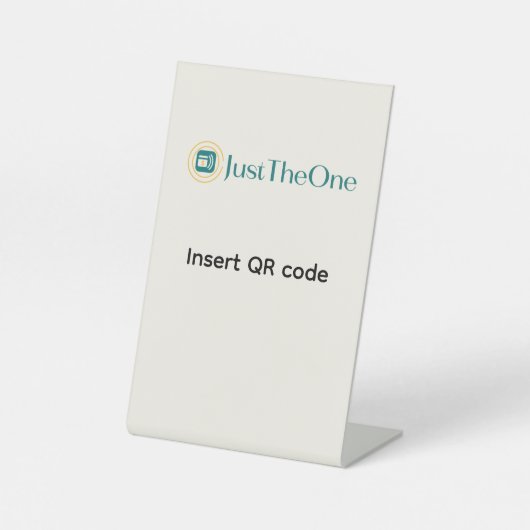 Pedestal Sign Reclamebord Met Voetstuk (Voorkant)