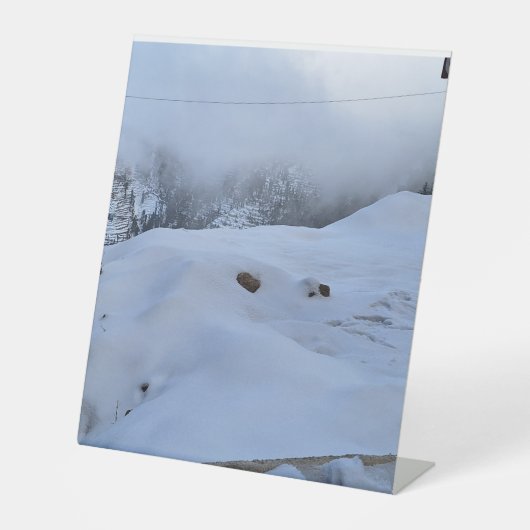 Pedestal Sign Reclamebord Met Voetstuk (Voorkant)